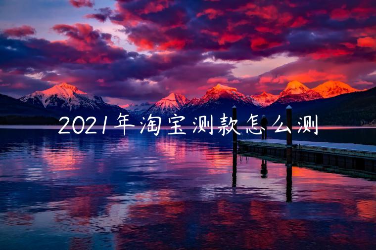 2023年淘寶測款怎么測